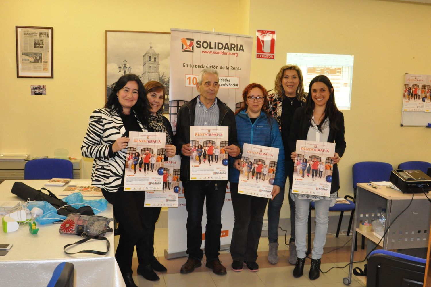 Rueda de prensa "X Solidaria" Aguilar de Campo (Palencia)