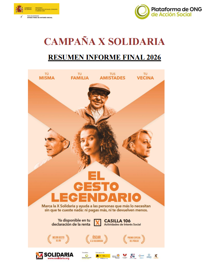 Resumen informe campaña X Solidaria 2026